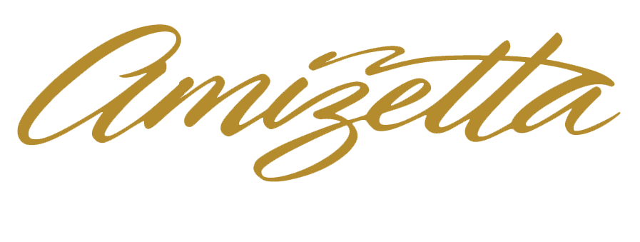 Amizetta Estate Winery Scrolled light version of the logo (Link to homepage)